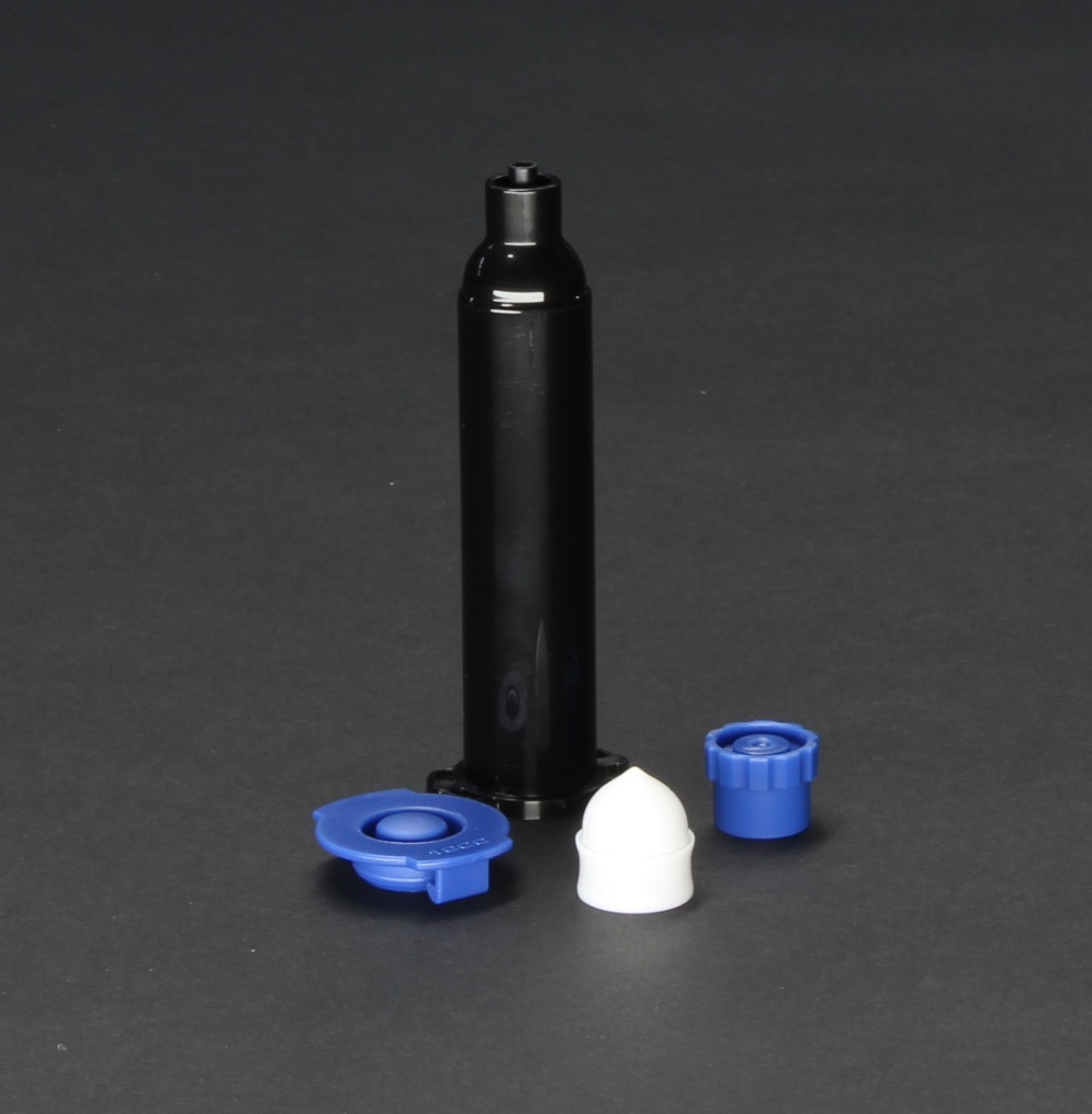 AccuDose Syringe Barrel Kit 10cc Black (Box of 30)