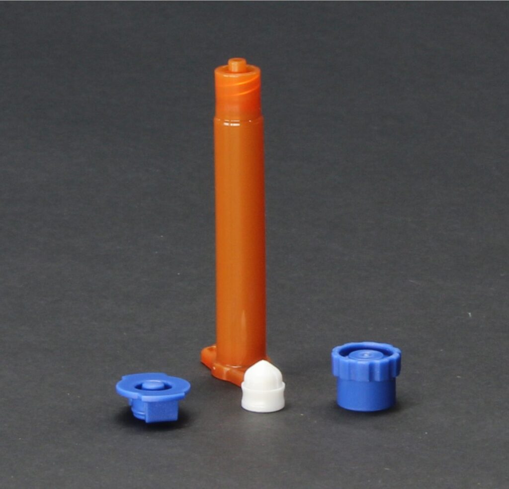 AccuDose Syringe Barrel Kit 3cc Amber (Box of 500)