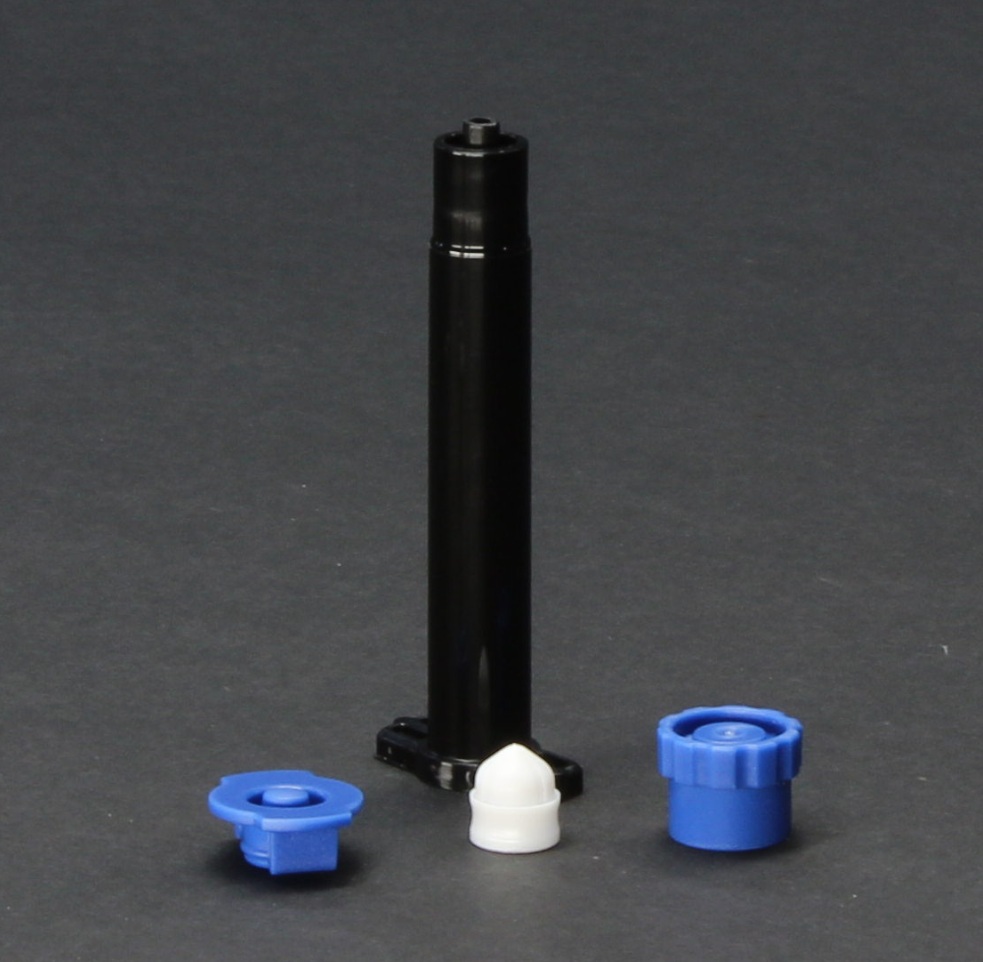 AccuDose Syringe Barrel Kit 3cc Black (Box of 50)