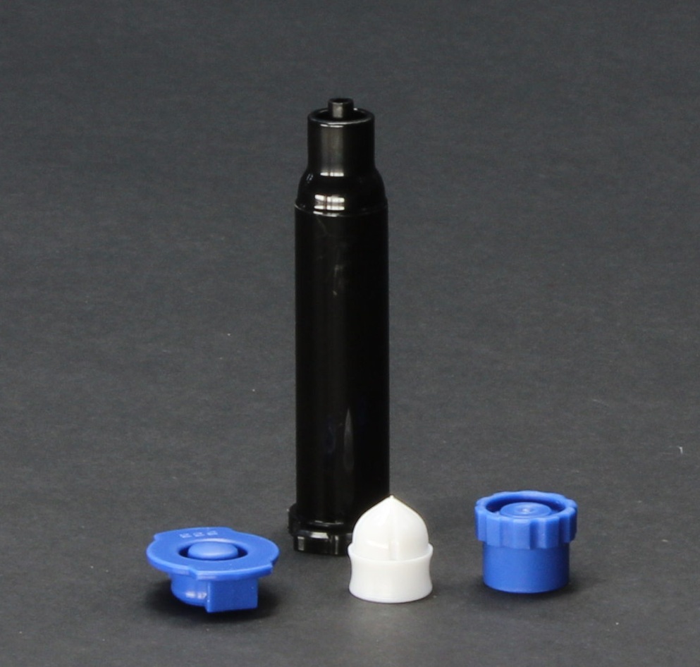 AccuDose Syringe Barrel Kit 5cc Black (Box of 500)