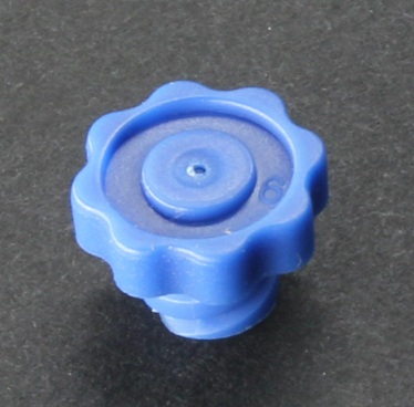 AccuDose Tips Cap Luer Blue mini (Box of 50)