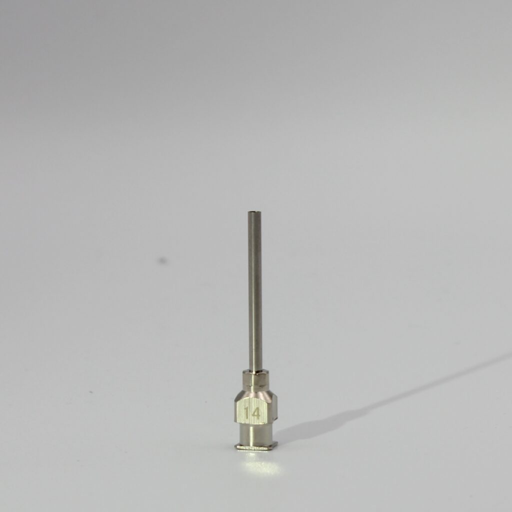 Precision Metal Tips 14G L25mm ID1.64  (Box of 12)