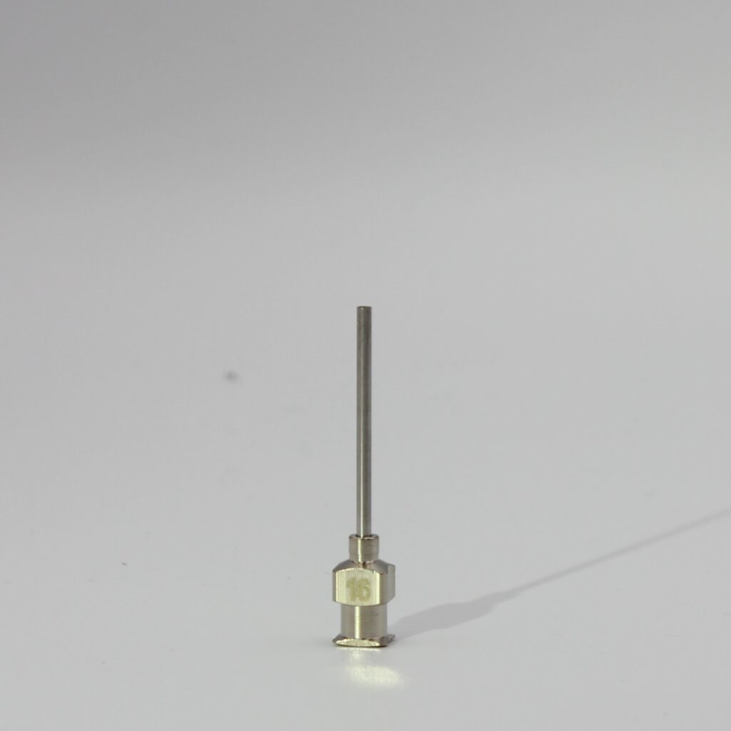 Precision Metal Tips 16G L25mm ID1.25  (Box of 12)