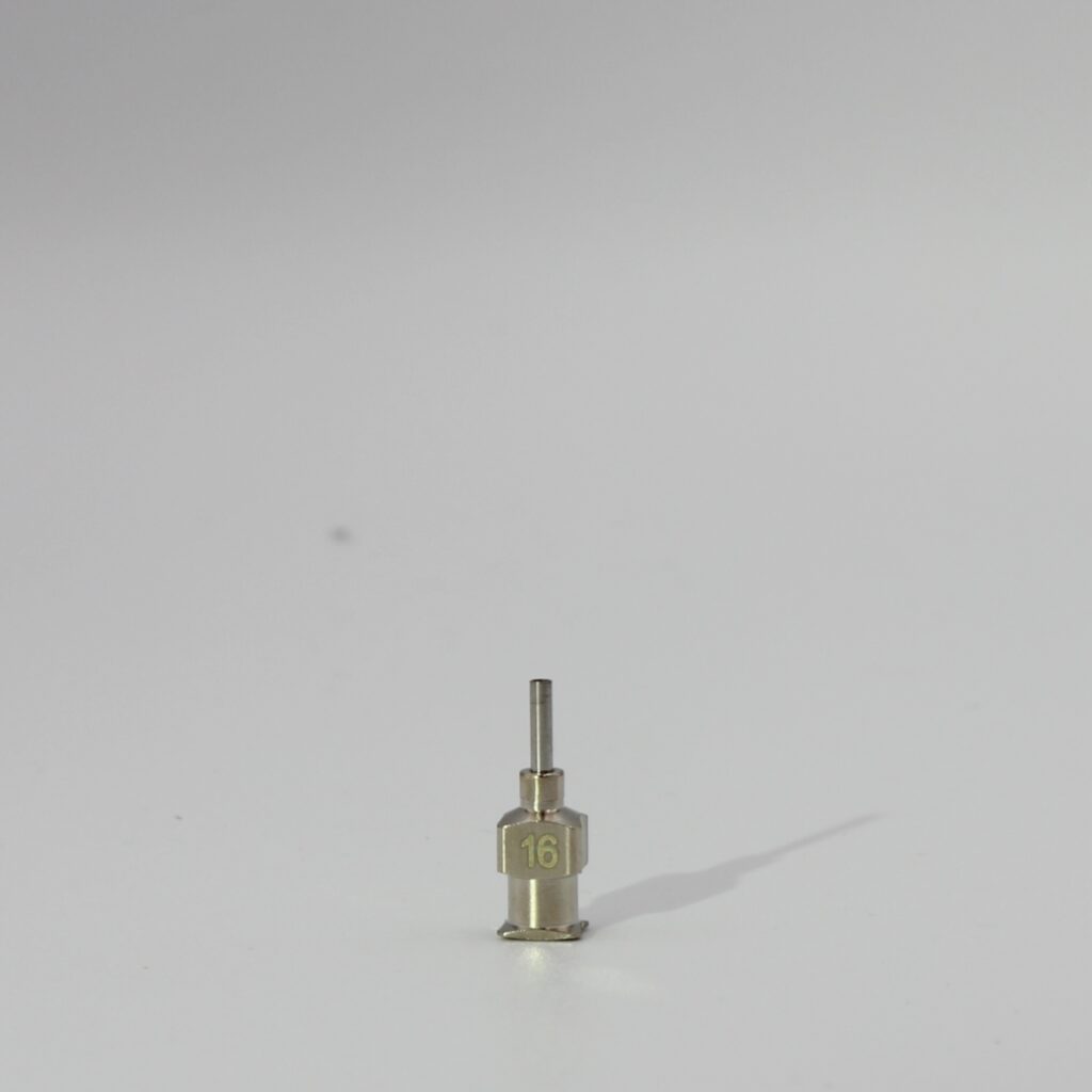 Precision Metal Tips 16G L6mm ID1.25  (Box of 12)
