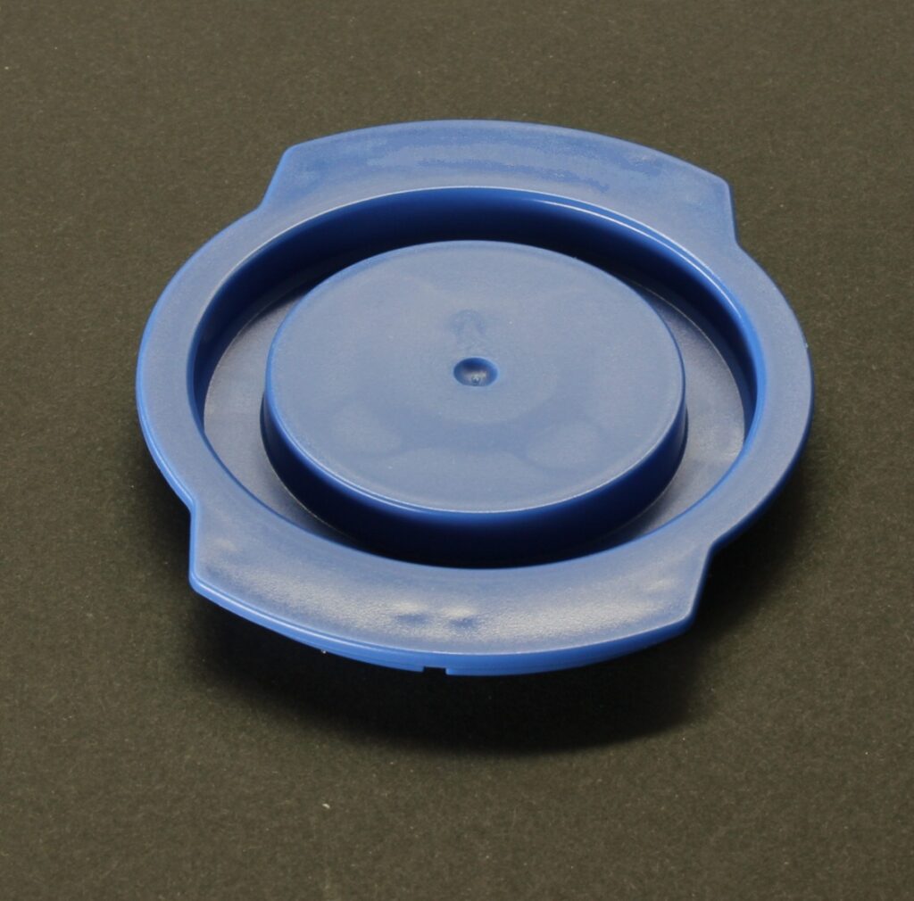 AccuDose Cartridge End Cap 20/32oz (600/960cc) Blue (Box of 50)