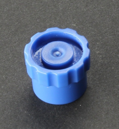 AccuDose Tips Cap Luer Blue (Box of 50)