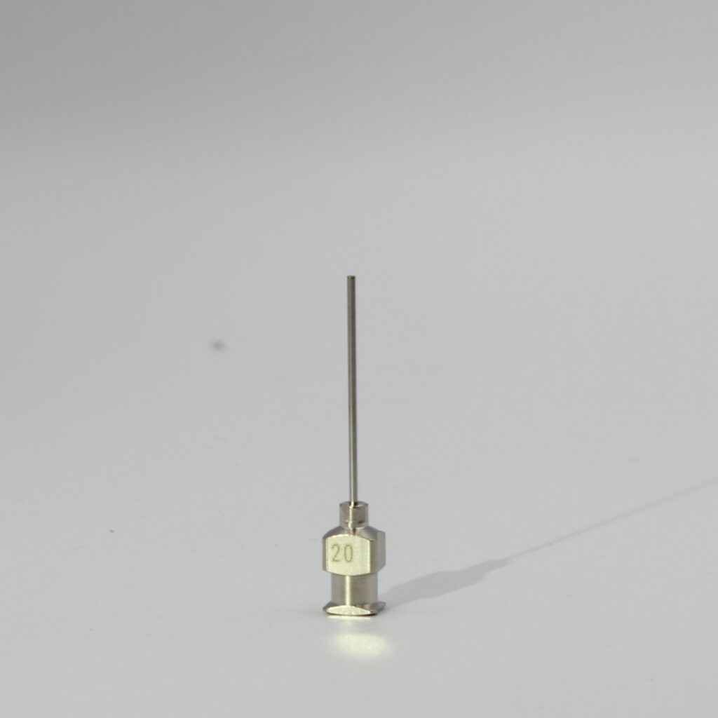 Precision Metal Tips 20G L25mm ID0.61  (Box of 12)