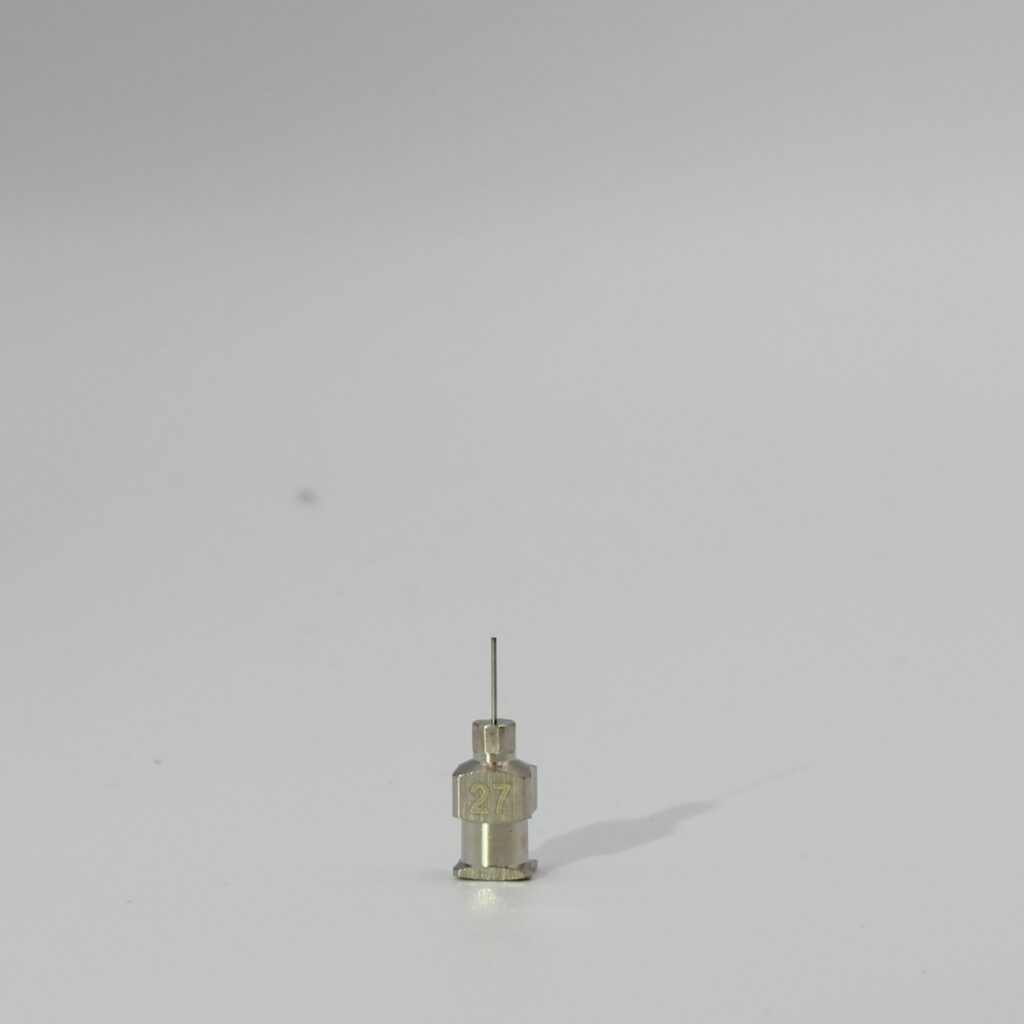 Precision Metal Tips 27G L6mm ID0.21  (Box of 12)
