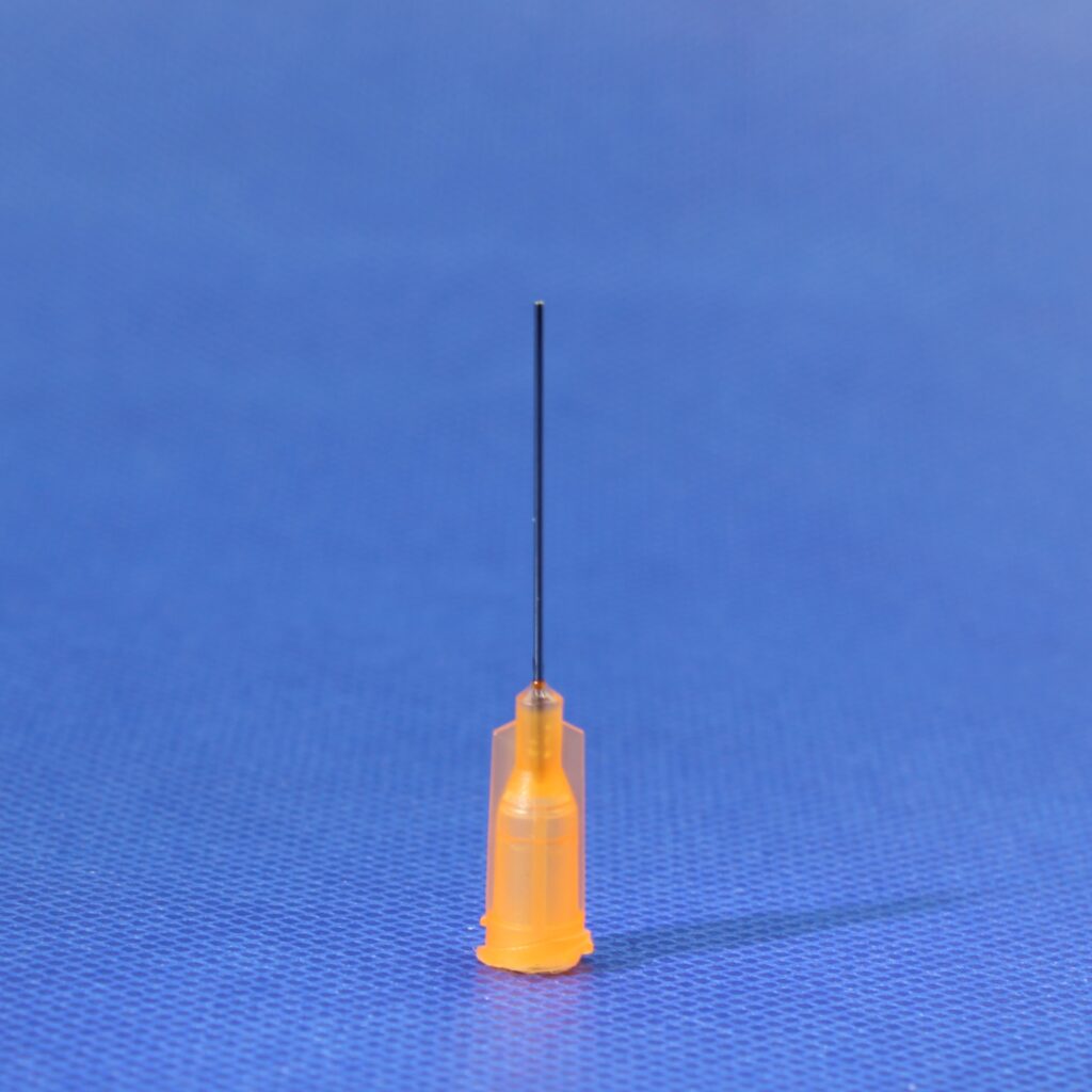 Precision Stainless Steel Tips 23G L25mm ID0.34mm Orange (Box of 50)