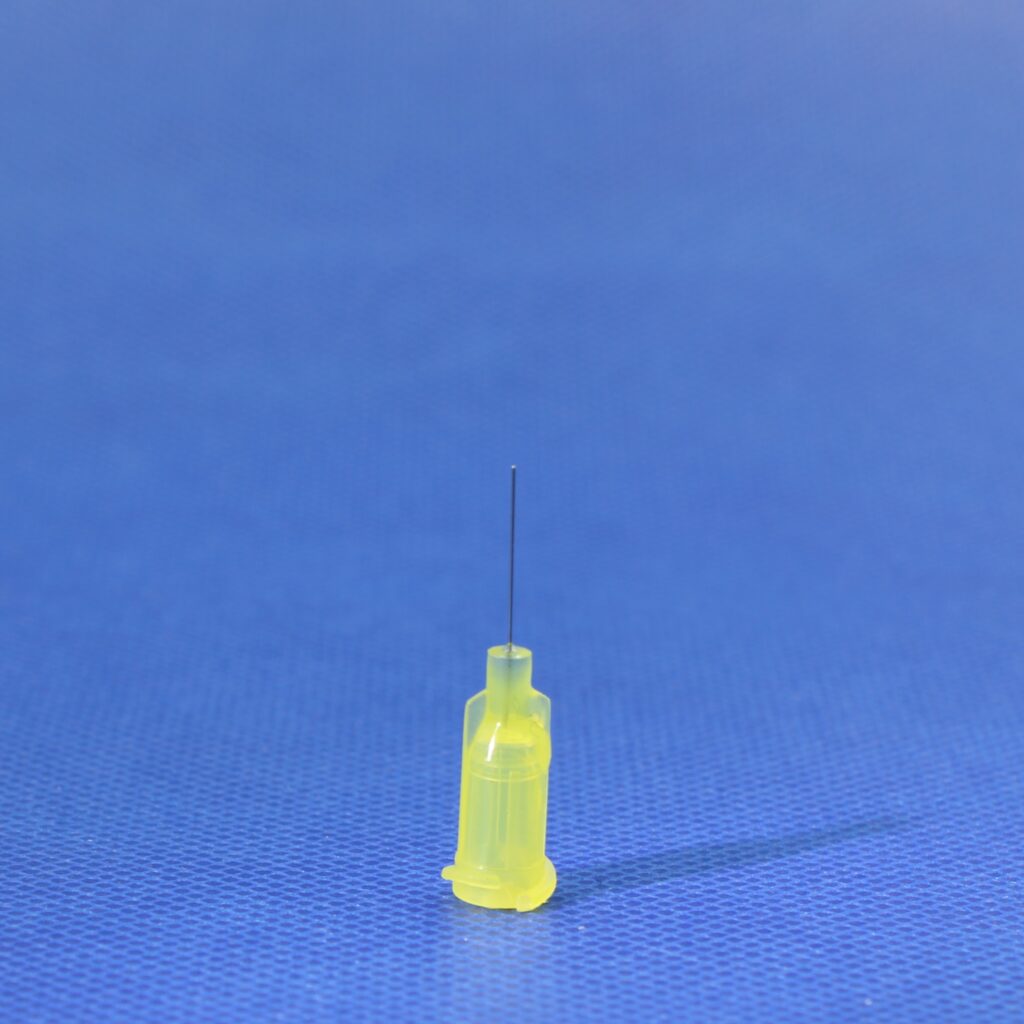 Precision Stainless Steel Tips 32G L13mm ID0.11mm Yellow (Box of 1000)