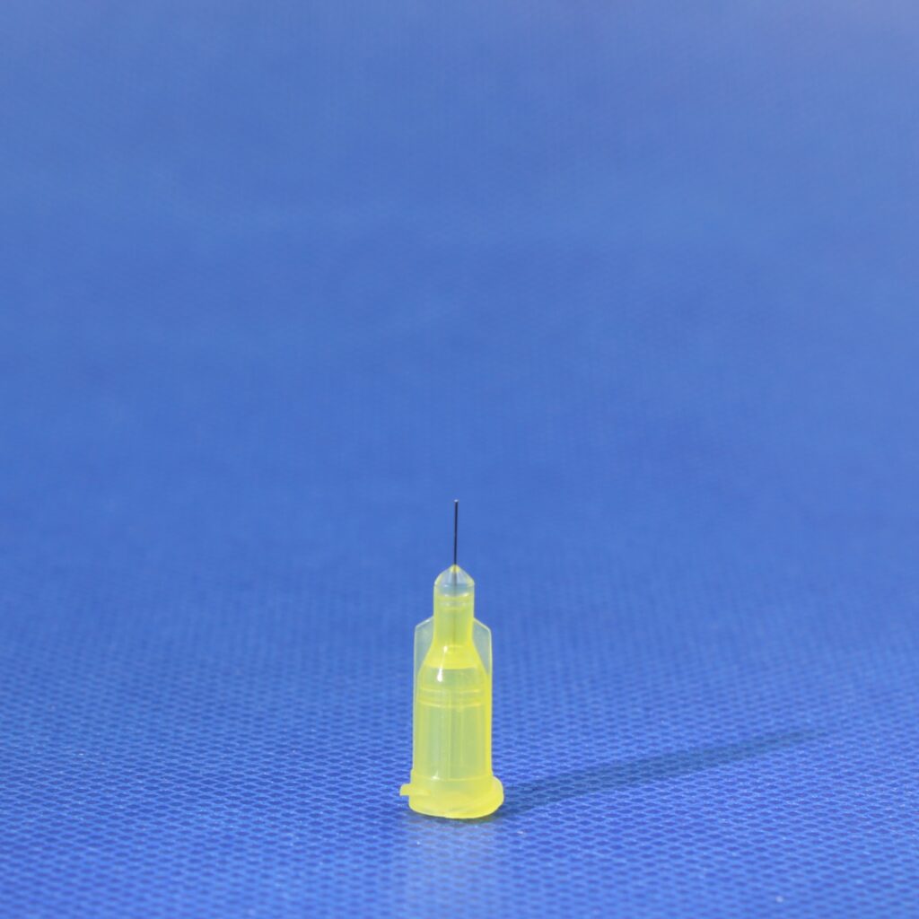 Precision Stainless Steel Tips 32G L6mm ID0.11mm Yellow (Box of 50)