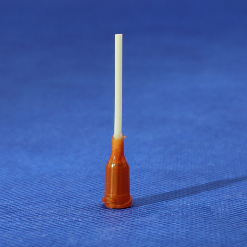 ProFlow PP Tube Tips 15G L25mm ID1.36 Amber (Box of 50)