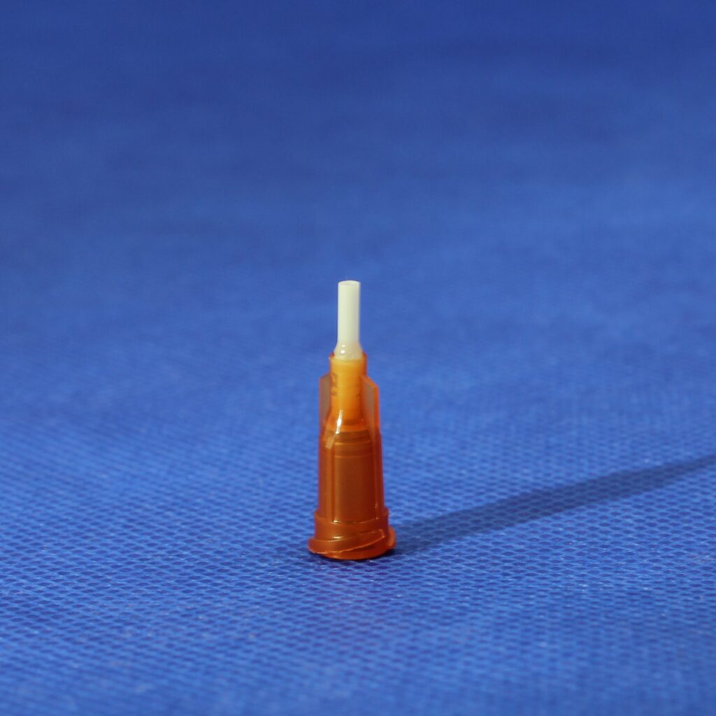 ProFlow PP Tube Tips 15G L6mm ID1.36 Amber (Box of 50)